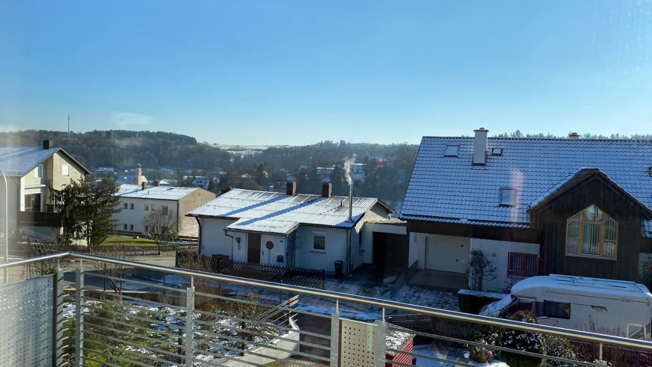 Fewo Luxus Wohnung Im Eigenen Ferienhaus, 120 Qm, Naehe Regensburg Mit Balkon, Terrasse & Garten, Gute Zuganbindung Laaber Luaran gambar